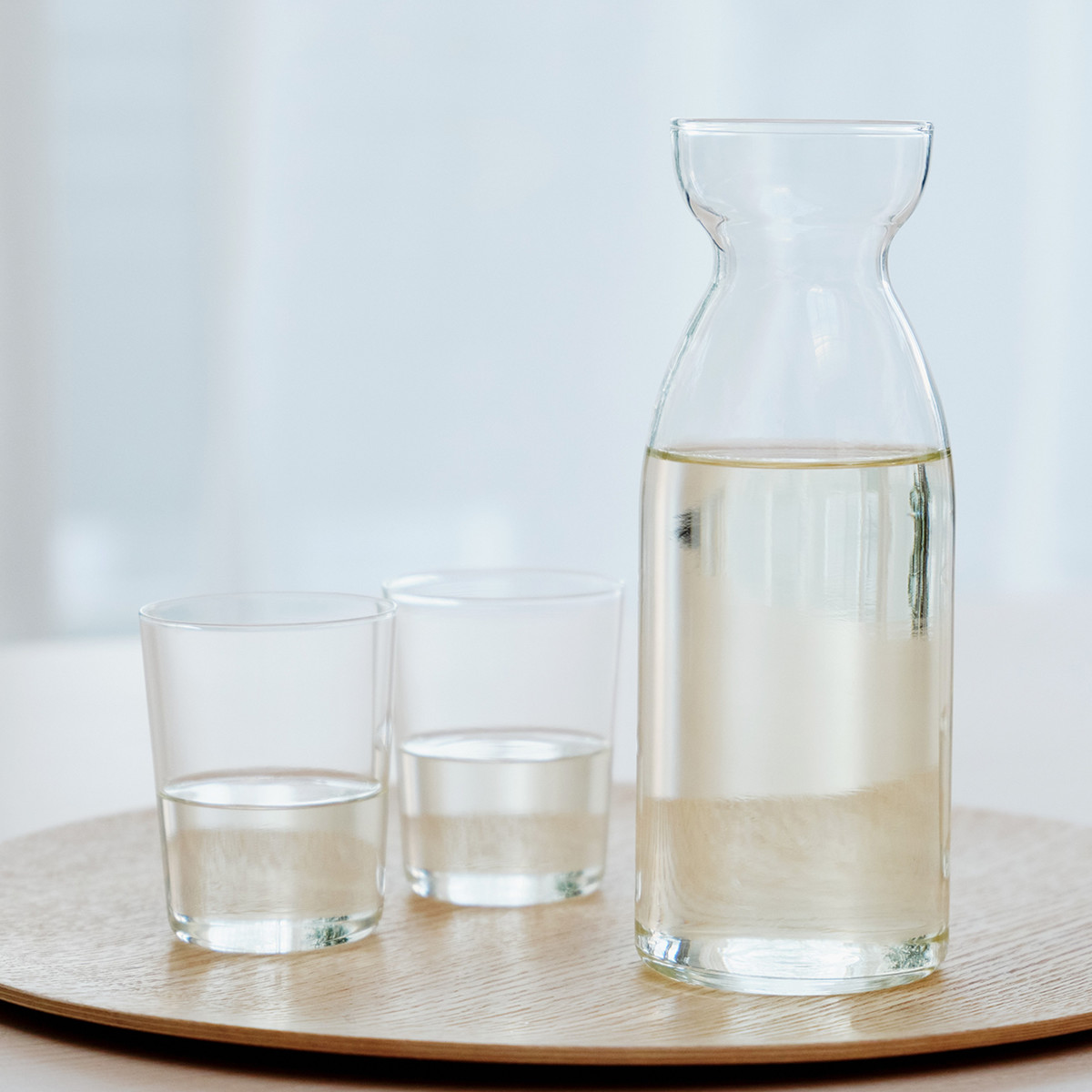 HARIO ハリオ 耐熱ガラス 徳利 スリム 2合 ( 360ml 食洗機対応 電子レンジ対応 耐熱 ガラス 日本製 銚子 酒器 お酒 酒 クリア おしゃれ シンプル モダン 和 和モダン )