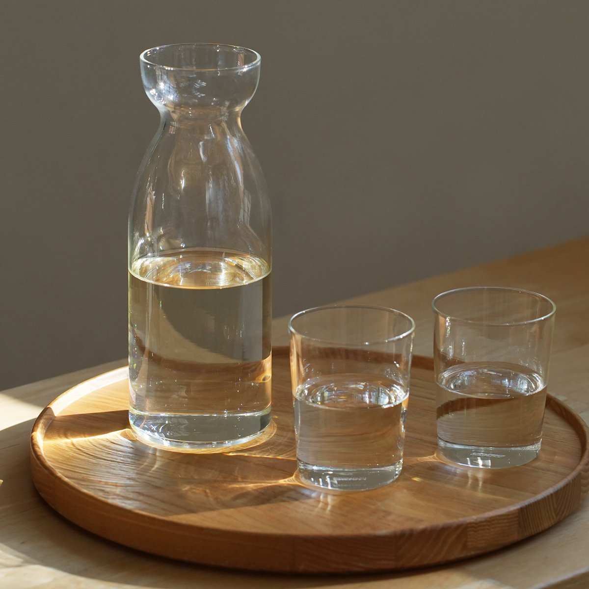 HARIO ハリオ 耐熱ガラス 徳利 スリム 2合 ( 360ml 食洗機対応 電子レンジ対応 耐熱 ガラス 日本製 銚子 酒器 お酒 酒 クリア おしゃれ シンプル モダン 和 和モダン )