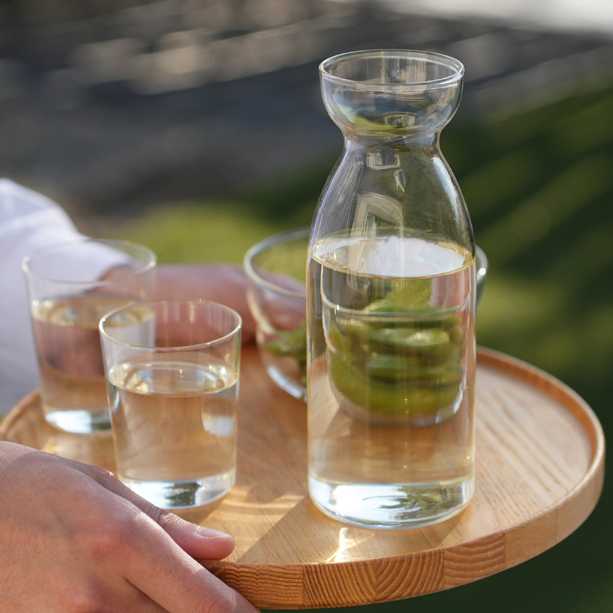 HARIO ハリオ 耐熱ガラス 徳利 スリム 2合 ( 360ml 食洗機対応 電子レンジ対応 耐熱 ガラス 日本製 銚子 酒器 お酒 酒 クリア おしゃれ シンプル モダン 和 和モダン )