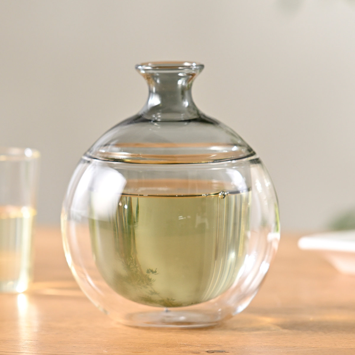 HARIO ハリオ どんぐりカラフェ ( 360ml 2合 食洗機対応 耐熱ガラス 二重構造 水差し 徳利 水 お茶 日本酒 酒器 お酒 酒 おしゃれ シンプル モダン 和モダン )