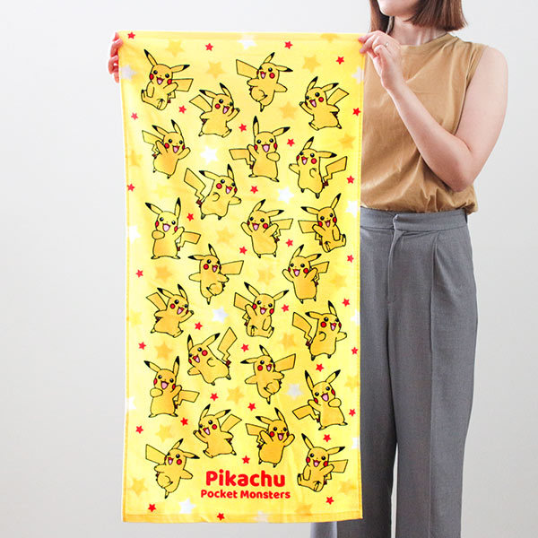 Dショッピング コンパクトバスタオル 50 100cm ポケモン スターズ ポケットモンスター バスタオル プール タオル キャラクタータオル コンパクト ピカチュウ スポーツタオル キャラクター プールタオル 風呂上り 湯上り 子供 キッズ カテゴリ タオルの販売