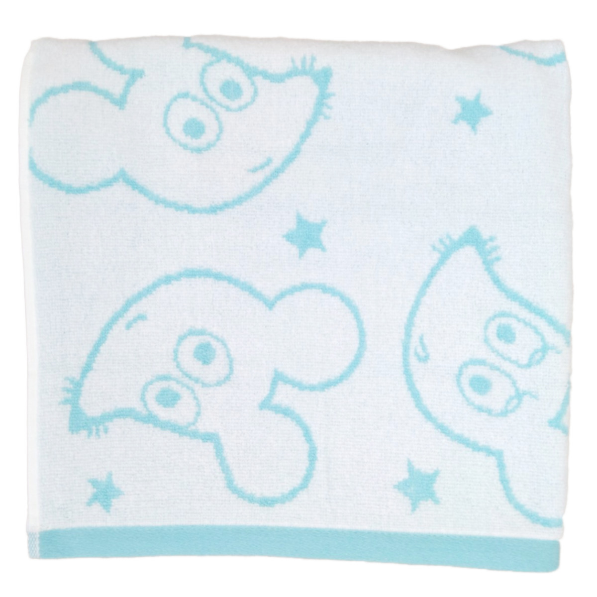 バスタオル 絵本 キャラクター 無撚糸 60×120cm ( タオル 湯上りタオル たおる 浴用タオル 綿100 吸水 ふわふわ バス用品 バスグッズ ノンタン ねずみくんのチョッキ ラスカル コジコジ キャラクタータオル やわらかい かわいい ) 【コジコジ】 コジコジ