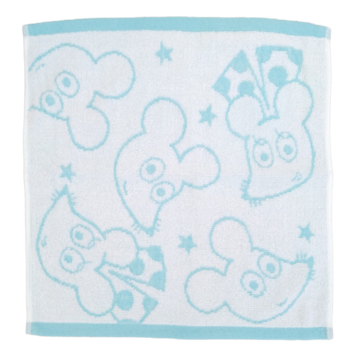 ハンドタオル 絵本 キャラクター 無撚糸 34×35cm ( タオル 手拭きタオル 汗拭きタオル たおる 綿100 吸水 ふわふわ タオルハンカチ ノンタン ねずみくんのチョッキ ラスカル コジコジ キャラクタータオル やわらかい かわいい ) 【ノンタン】 ノンタン