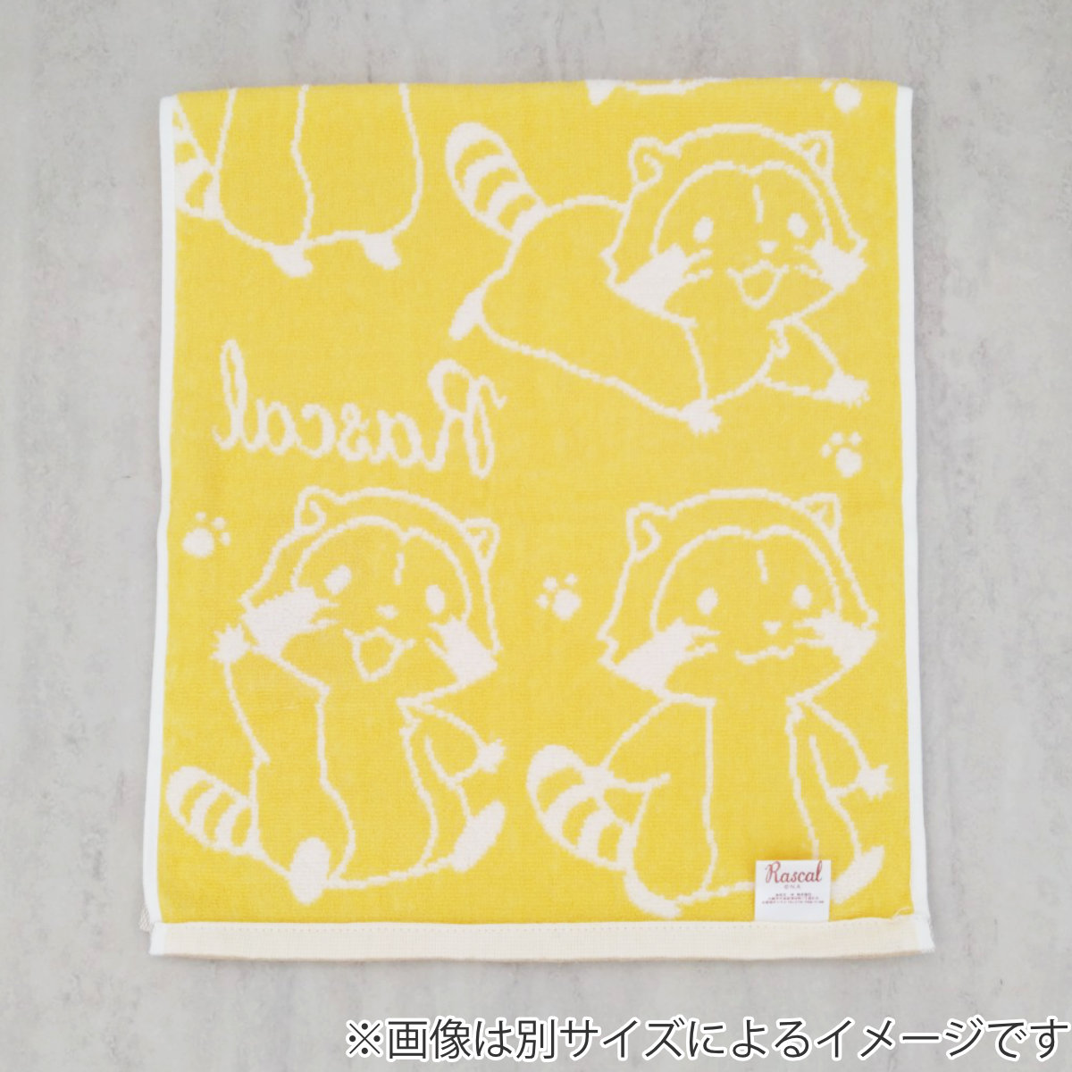 ハンドタオル 絵本 キャラクター 無撚糸 34×35cm ( タオル 手拭きタオル 汗拭きタオル たおる 綿100 吸水 ふわふわ タオルハンカチ ノンタン ねずみくんのチョッキ ラスカル コジコジ キャラクタータオル やわらかい かわいい ) 【ノンタン】 ノンタン