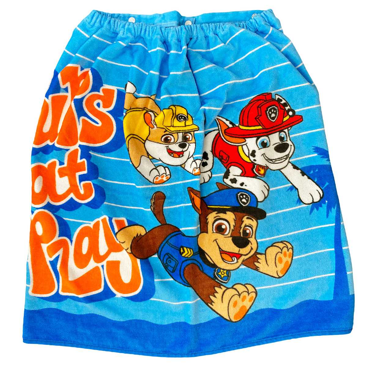 巻きタオル マキタオル キャラクター 60×115cm ( タオル プール ラップタオル キッズ 綿100 M 60cm プリンセス ミニーマウス トーマス パウパトロール ポケモン パーモット ピカチュウ 海水浴 ビーチ プール用タオル ) 【トーマス】 トーマス