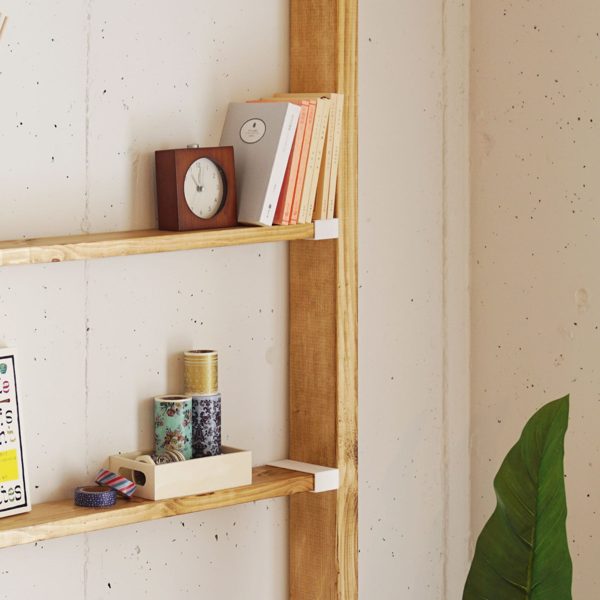 棚受 突っ張り 5セット LABRICO ラブリコ DIY パーツ 1×4材 棚 ラック ( セット 部品 突っ張り つっぱり 壁 収納 壁面収納 賃貸 簡単取付 シェルフ 壁面 パーテーション ウォールシェルフ ウォールラック 見せる収納 おしゃれ ) 【ヴィンテージグリーン】 ヴィンテージグリーン