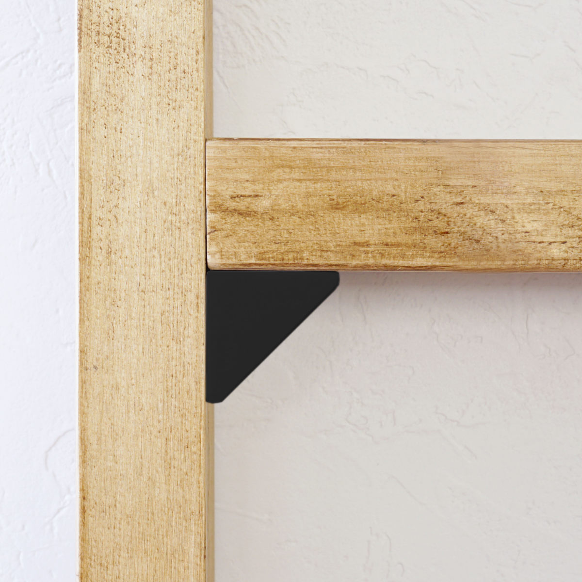 棚受 後付け シェルフサポート 5セット LABRICO ラブリコ DIY パーツ 棚 ラック ( セット 部品 突っ張り つっぱり 壁 収納 壁面収納 賃貸 簡単取付 シェルフ 壁面 パーテーション ウォールシェルフ ウォールラック 見せる収納 ) 【ブロンズ】 ブロンズ