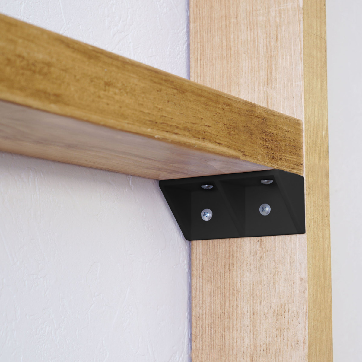 棚受 後付け シェルフサポート 5セット LABRICO ラブリコ DIY パーツ 棚 ラック ( セット 部品 突っ張り つっぱり 壁 収納 壁面収納 賃貸 簡単取付 シェルフ 壁面 パーテーション ウォールシェルフ ウォールラック 見せる収納 ) 【ブロンズ】 ブロンズ