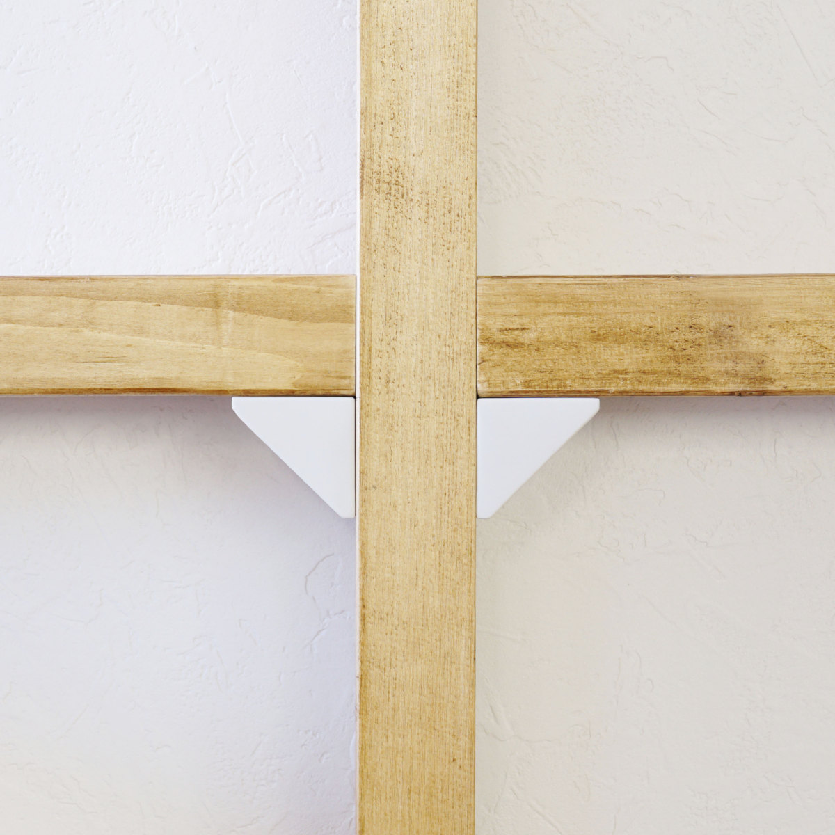 棚受 後付け シェルフサポート 5セット LABRICO ラブリコ DIY パーツ 棚 ラック ( セット 部品 突っ張り つっぱり 壁 収納 壁面収納 賃貸 簡単取付 シェルフ 壁面 パーテーション ウォールシェルフ ウォールラック 見せる収納 ) 【ブロンズ】 ブロンズ