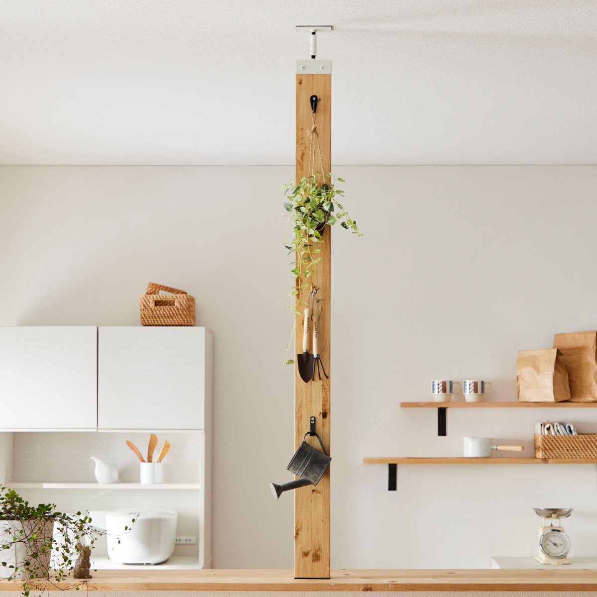 アジャスター 5セット LABRICO ラブリコ アイアン DIY パーツ 2×4材用 棚 ラック ( 突っ張り 収納 つっぱり 壁面収納 壁 間仕切り 賃貸 簡単取付 ウォールシェルフ ウォールラック 突っ張り収納 見せる収納 おしゃれ ) 【ブラック】 ブラック