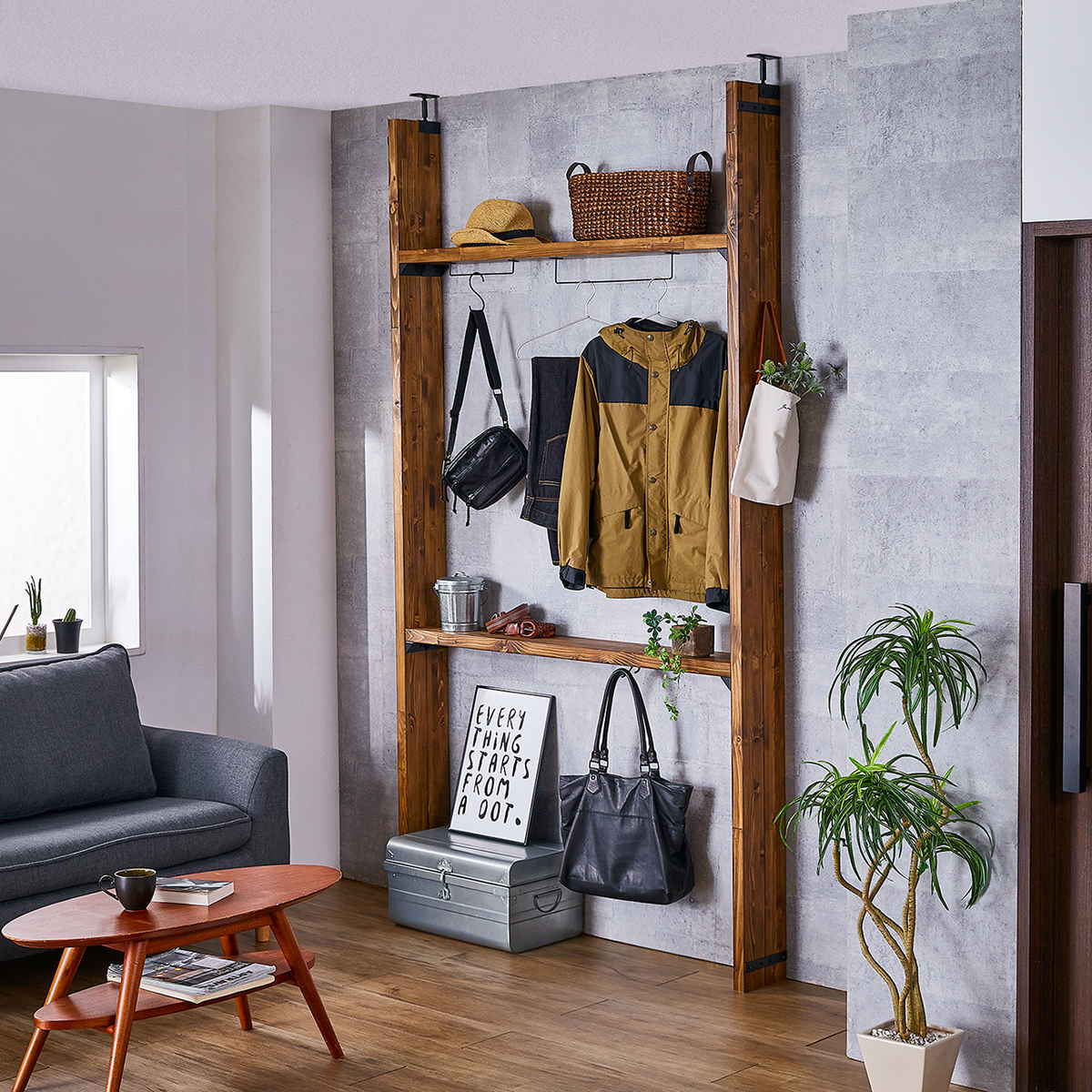 連結パーツ 同色5枚入り 横2本用 LABRICO ラブリコ アイアン ( セット パーツ 部品 連結 DIY 1×4 2×4 突っ張り 収納 つっぱり 壁面収納 壁 間仕切り 賃貸 パーテーション ウォールシェルフ ウォールラック 見せる収納 おしゃれ ) 【ホワイト】 ホワイト