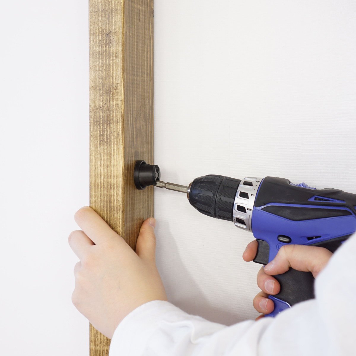 伸縮ロッド S LABRICO ラブリコ アイアン 幅50~70cm ( パーツ ポール 伸縮 直径3cm DIY ハンガーラック ポールハンガー 収納 衣類 壁面収納 ねじ固定式 2本 セット 押し入れ 押入れ 見せる収納 玄関 おしゃれ 賃貸 簡単取り付け ) 【ホワイト】 ホワイト