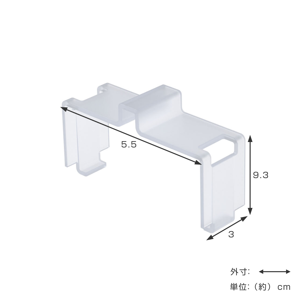 棚受け ラブリコ レール取り付けサポート （ LABRICO シェルフ