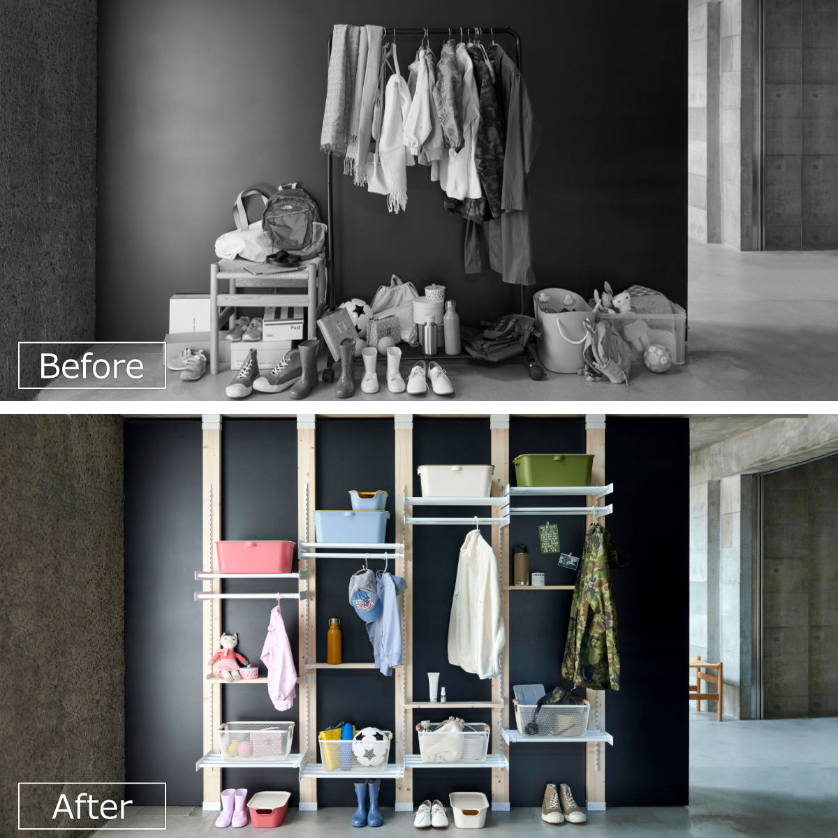 棚受 10cm ラブリコ トレイ型 アイアン 壁面収納 ( LABRICO シェルフレール 収納 棚 可動棚 収納棚 棚受け DIY パーツ シェルフ ラック 賃貸 壁 簡単取付 ディスプレイ 見せる収納 飾り棚 インテリア おしゃれ ) 【ブラック】 ブラック