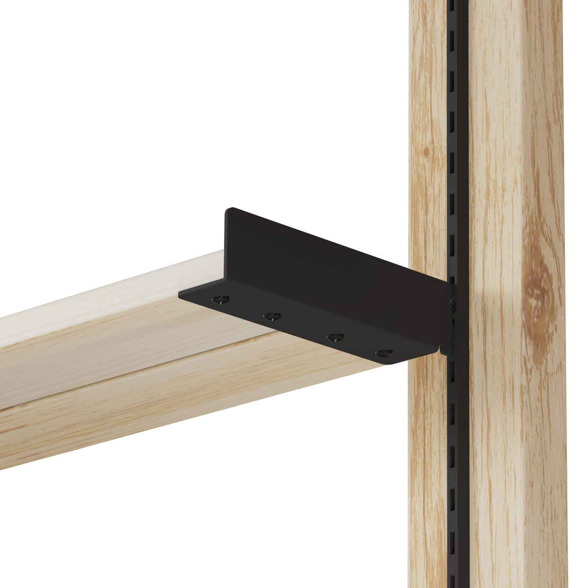 棚受 19cm ラブリコ トレイ型 アイアン 壁面収納 ( LABRICO シェルフレール 収納 棚 可動棚 収納棚 棚受け DIY パーツ シェルフ ラック 賃貸 壁 簡単取付 ディスプレイ 見せる収納 飾り棚 インテリア おしゃれ ) 【ブラック】 ブラック