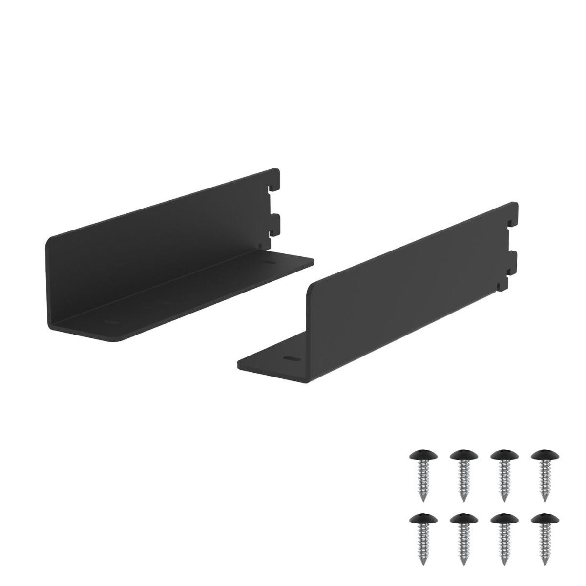 棚受 19cm ラブリコ トレイ型 アイアン 壁面収納 ( LABRICO シェルフレール 収納 棚 可動棚 収納棚 棚受け DIY パーツ シェルフ ラック 賃貸 壁 簡単取付 ディスプレイ 見せる収納 飾り棚 インテリア おしゃれ ) 【ブラック】 ブラック