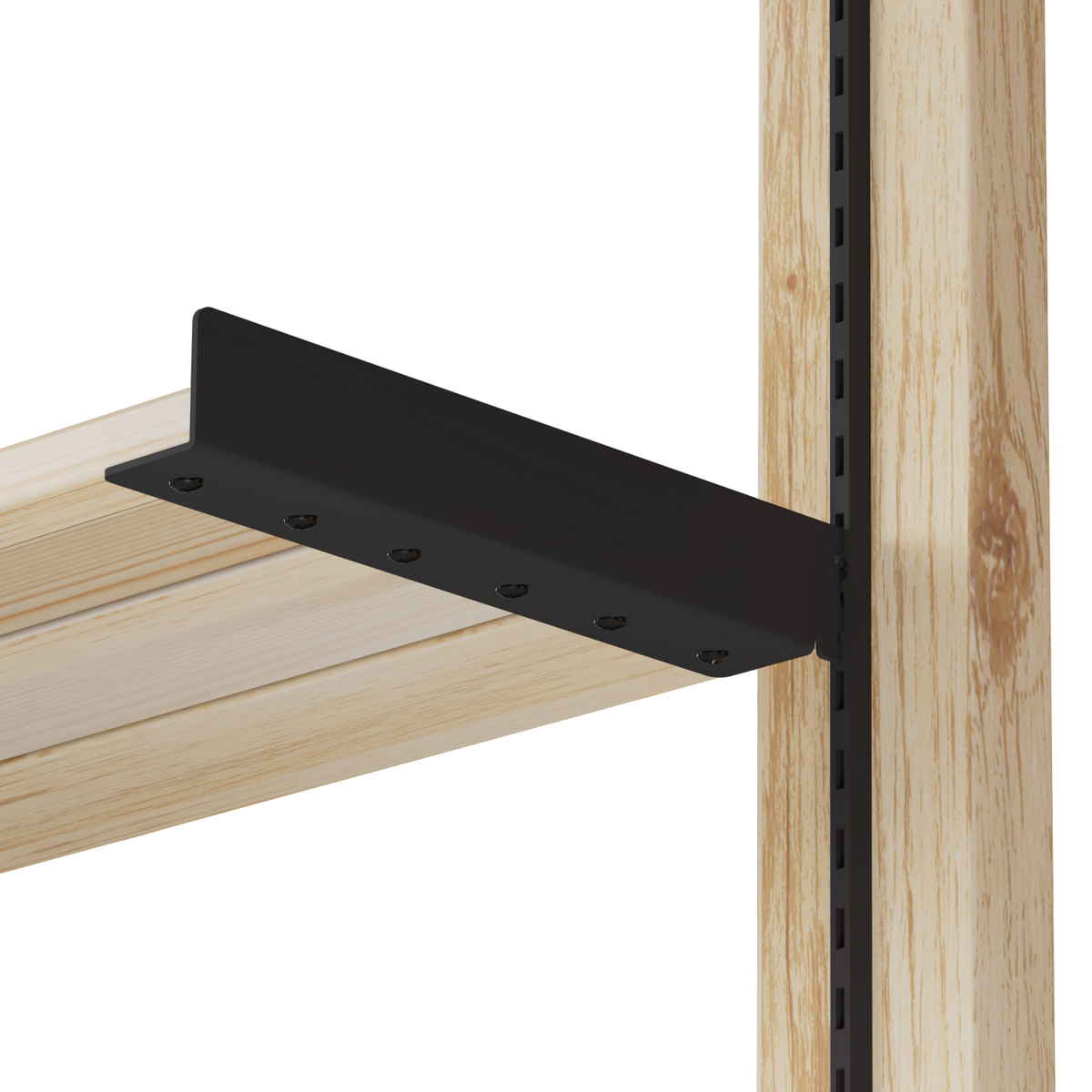 棚受 28cm ラブリコ トレイ型 アイアン 壁面収納 ( LABRICO シェルフレール 収納 棚 可動棚 収納棚 棚受け DIY パーツ シェルフ ラック 賃貸 壁 簡単取付 ディスプレイ 見せる収納 飾り棚 インテリア おしゃれ ) 【ブラック】 ブラック