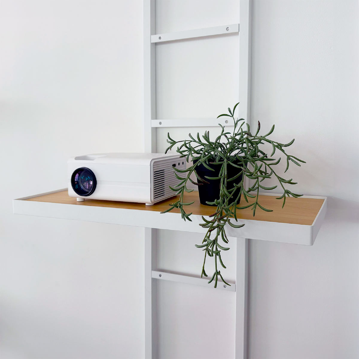 突っ張り スリムラック 2段 防水パン対応 幅50cm ( 突っ張りラック ランドリーラック ラック 収納 壁面収納 つっぱり 棚 洗濯機ラック ランドリー収納 洗濯機上 洗濯機横 スリム 洗面所 )