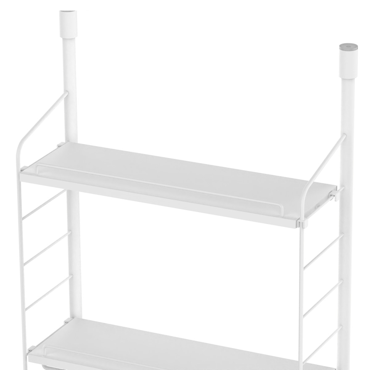 突っ張りラック SPLUCE キッチン つっぱりラック トレイセット ( 突っ張り式収納 突っ張り棚 キッチンラック 吊り上げ収納 スリム 収納 ラック 収納棚 スパイスラック 調味料ラック 壁面収納 キッチン収納 シンクサイド おしゃれ )