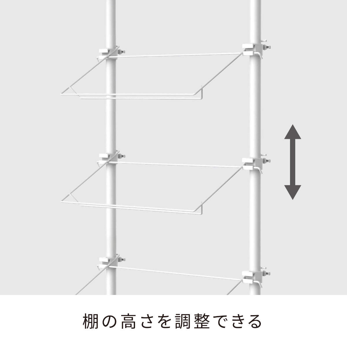 突っ張り シューズラック 幅57cm 最大16足 工具不要 ( つっぱり ラック スリム 棚 壁面収納 ディスプレイ 省スペース シューズ 靴 収納ラック 突っ張りシューズラック 靴収納 下駄箱 靴入れ 16足 玄関 スニーカー )