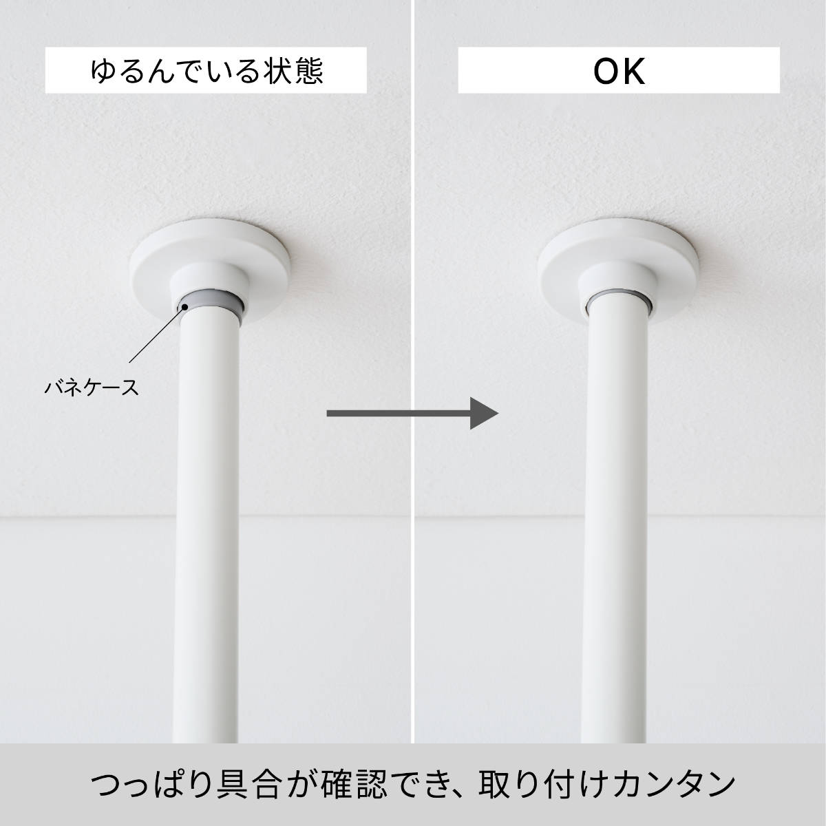 突っ張り カーテン間仕切り 幅120-180cm 工具不要 ( つっぱり カーテン カーテンポール 間仕切り 目隠し 伸縮 簡単設置 リング付き 突っ張り式 つっぱり式 パーテーション パーティション 簡単組立 カーテンリング )