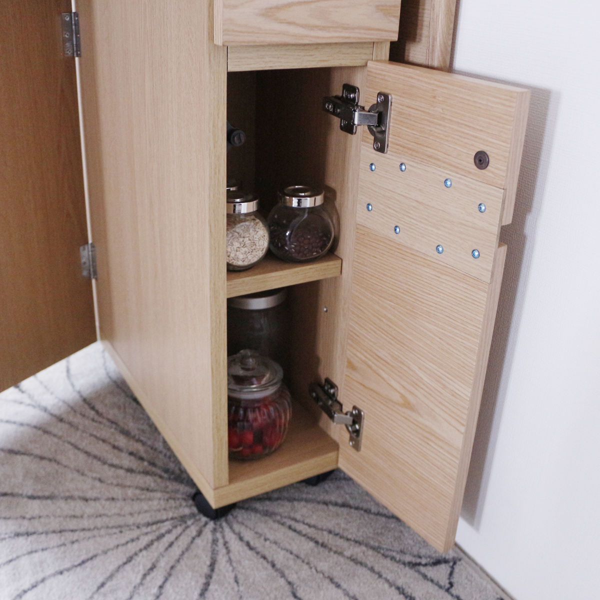 ダイニングテーブル 2人用 折りたたみ 幅31~135cm バタフライ USB付コンセント ( テーブル 食卓テーブル キャスター付き 収納 引き出し 木製 コンパクト 天板 伸長 折り畳み ダイニング 食卓 おしゃれ 省スペース 伸縮テーブル ) 【グレー】 グレー