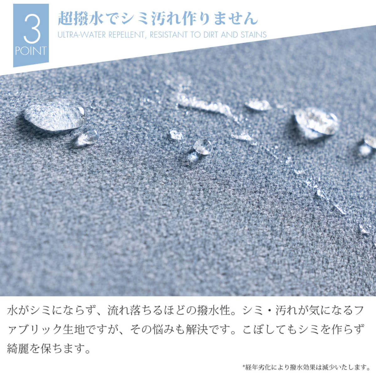 ソファ 2人掛け ポケットコイル サイドテーブル付 ( ソファー リビングソファ 背もたれ クッション 取り外し 折りたたみテーブル 座面 広い ソファベッド カバーリング 撥水 脚付き 木製 天然木 ファブリック 傷に強い ) 【ライトグレー】 ライトグレー