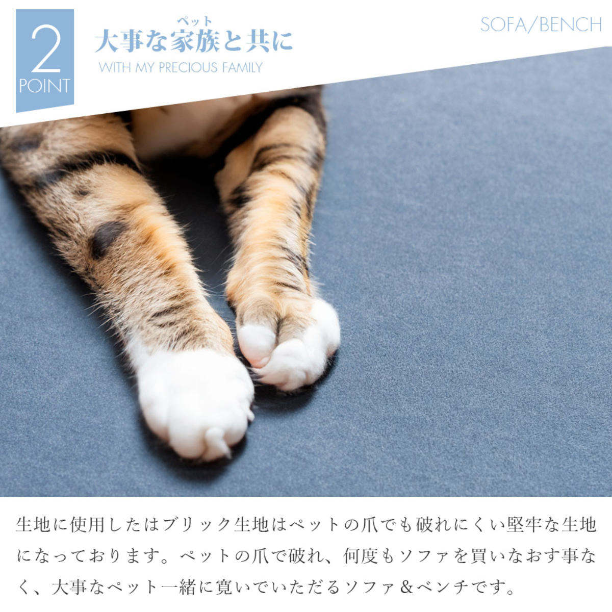 ソファ ダイニングソファ 2人掛け 幅120cm 座面下収納付 ( ソファー ダイニング 食卓椅子 木製 天然木 ダイニングチェア クッション イス 椅子 カバーリング 撥水 ファブリック 傷に強い おしゃれ 収納付き ) 【ライトブルー】 ライトブルー