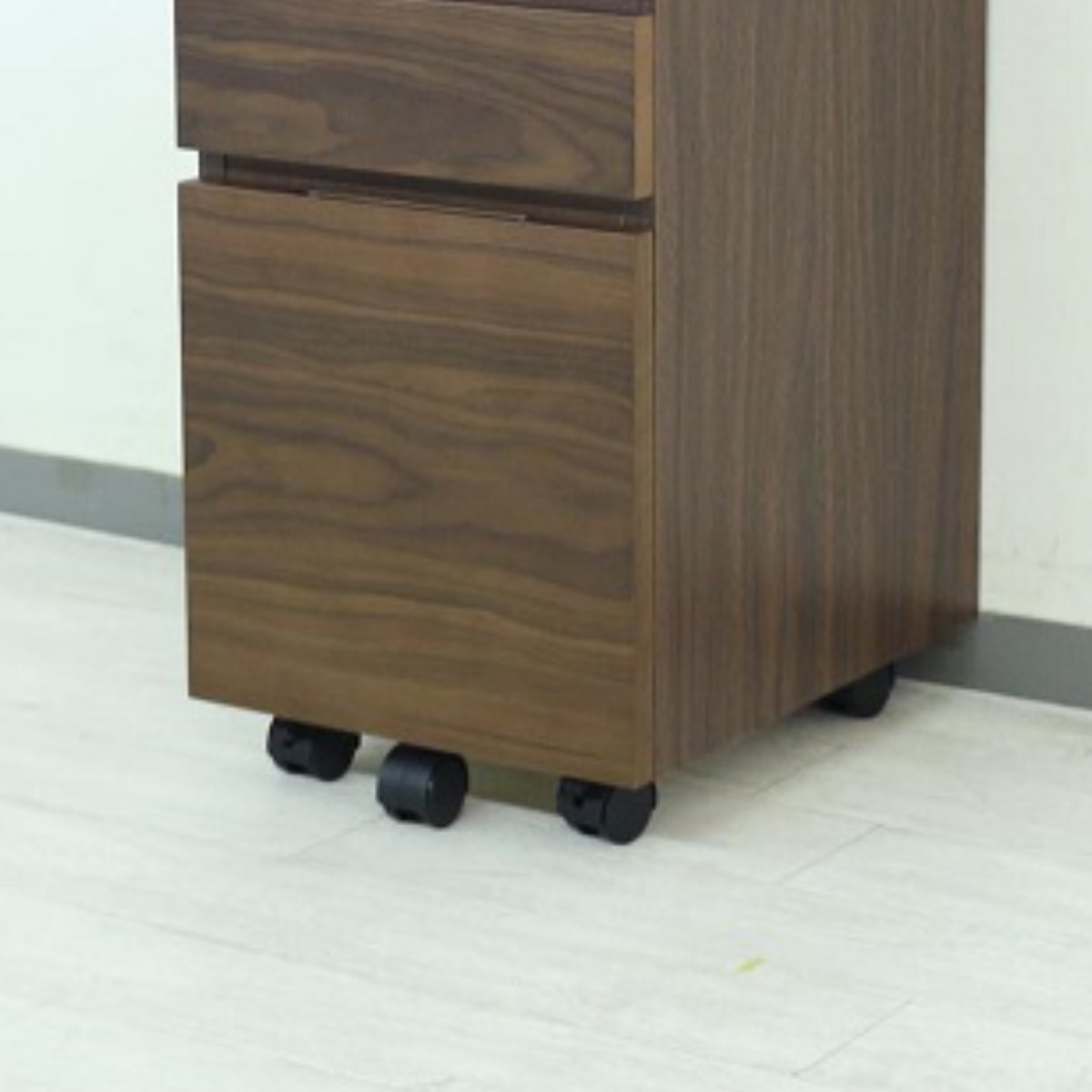 デスクワゴン 3段 キャスター付き 幅30cm 天然木 ( ワゴン サイドワゴン 引き出し 収納 デスク横 完成品 サイドチェスト フルスライド 木製 脇机 キャビネット サイドキャビネット 書斎 書類整理 おしゃれ )