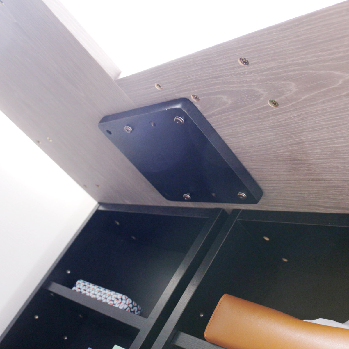 ジョイント板 単品 ワークデスク 100・120cm 連結専用 連結パーツ ( パーツ ジョイント 部品 デスク 連結 横並び L字 専用パーツ 組み合わせ )