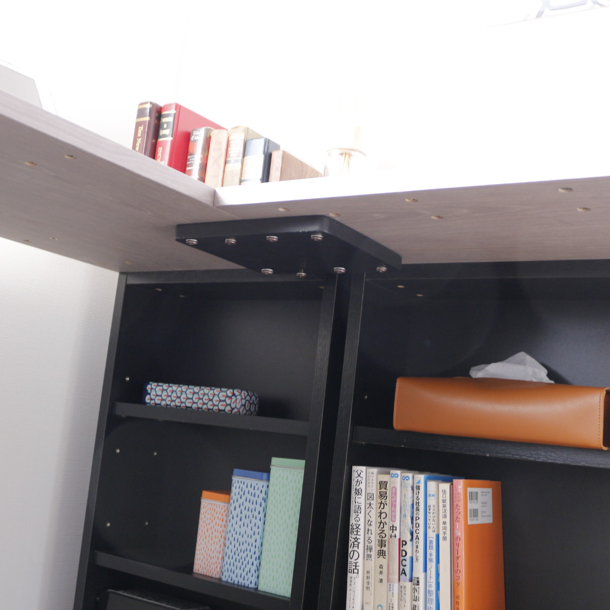 ジョイント板 単品 ワークデスク 100・120cm 連結専用 連結パーツ ( パーツ ジョイント 部品 デスク 連結 横並び L字 専用パーツ 組み合わせ )