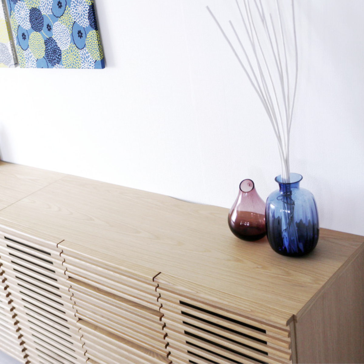 サイドボード 幅120cm 背面化粧 フルスライドレール 完成品 ( 棚 ラック 引き出し A4対応 収納 可動棚 テレビ台 リビングボード 4段 省スペース ナチュラル ブラウン お掃除ロボット対応 ) 【ブラウン】 ブラウン