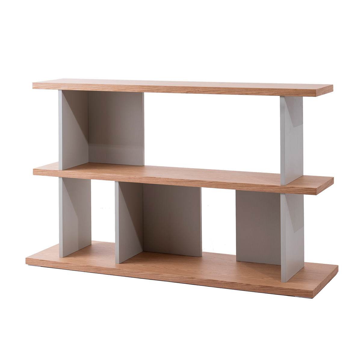 オープンシェルフ 幅140cm 天然木 くすみカラー ( シェルフ バックシェルフ 飾り棚 ラック 収納 ニュアンスカラー 完成品 リビングボード ソファバック 間仕切 ディスプレイ 省スペース ツートンカラー )