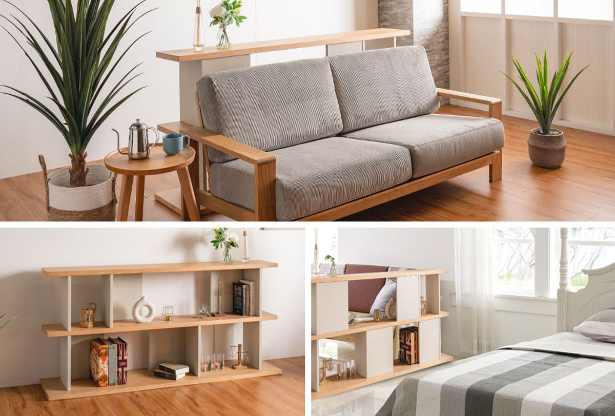 オープンシェルフ 幅180cm 天然木 くすみカラー ( シェルフ バックシェルフ 飾り棚 ラック 収納 ニュアンスカラー 完成品 リビングボード ソファバック 間仕切 ディスプレイ 省スペース ツートンカラー )