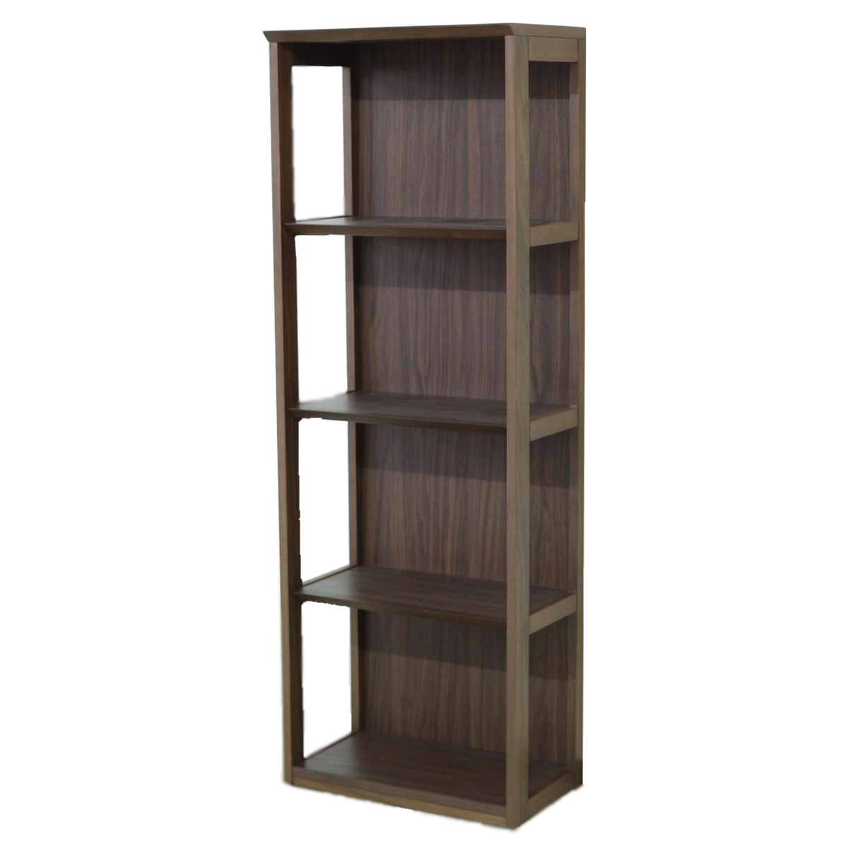 本棚 幅50cm 4段 背面化粧 天然木 完成品 ( ラック 棚 収納 A4対応 シェルフ デスクサイド オープンラック 飾り棚 ディスプレイ ウォールラック )