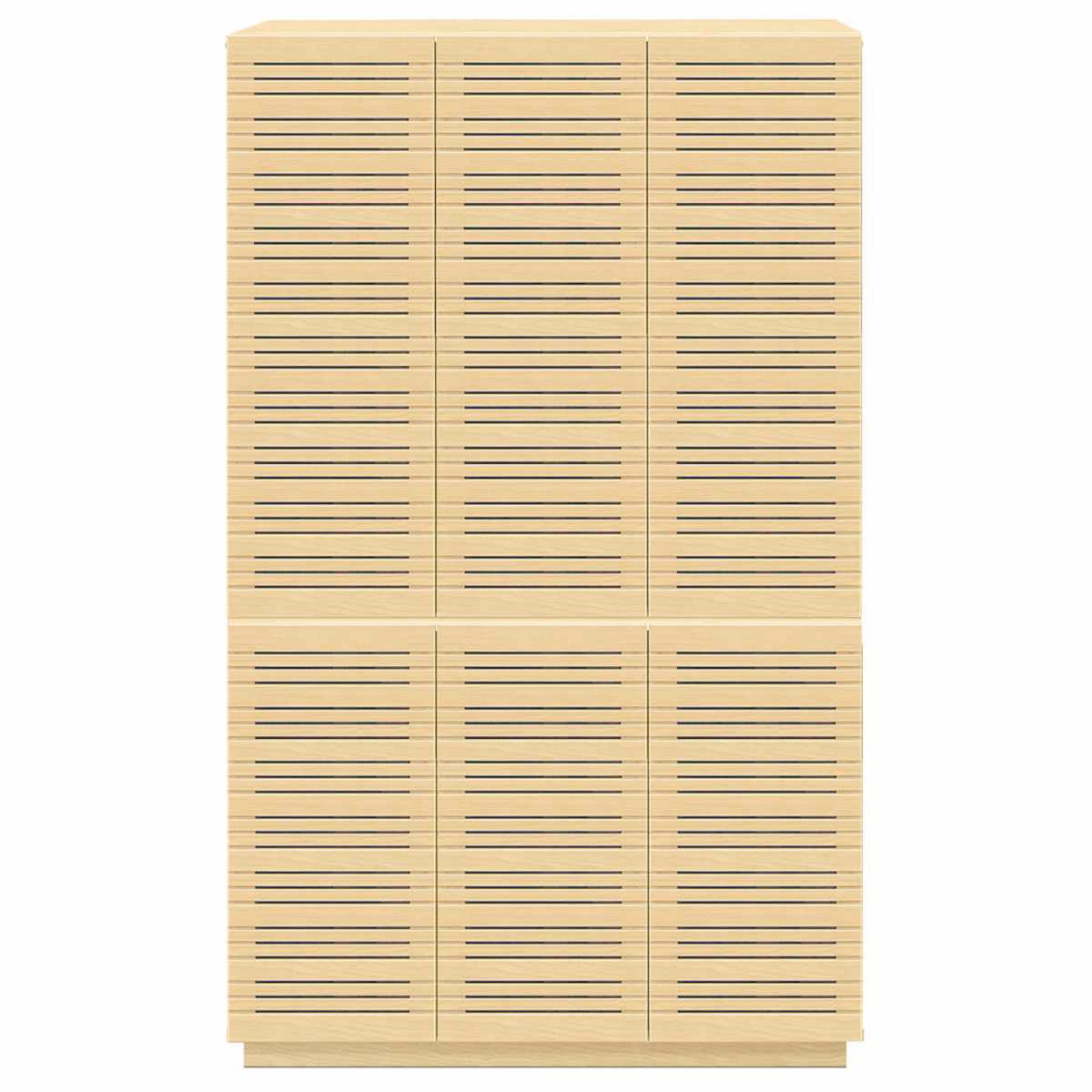 スリムキャビネット 幅120cm 背面化粧 天然木 ( キャビネット 奥行スリム リビング収納 棚 ラック 可動棚 木製 リビングボード 食器棚 ナチュラル ウォールナット A4対応 ) 【ウォールナット】 ウォールナット