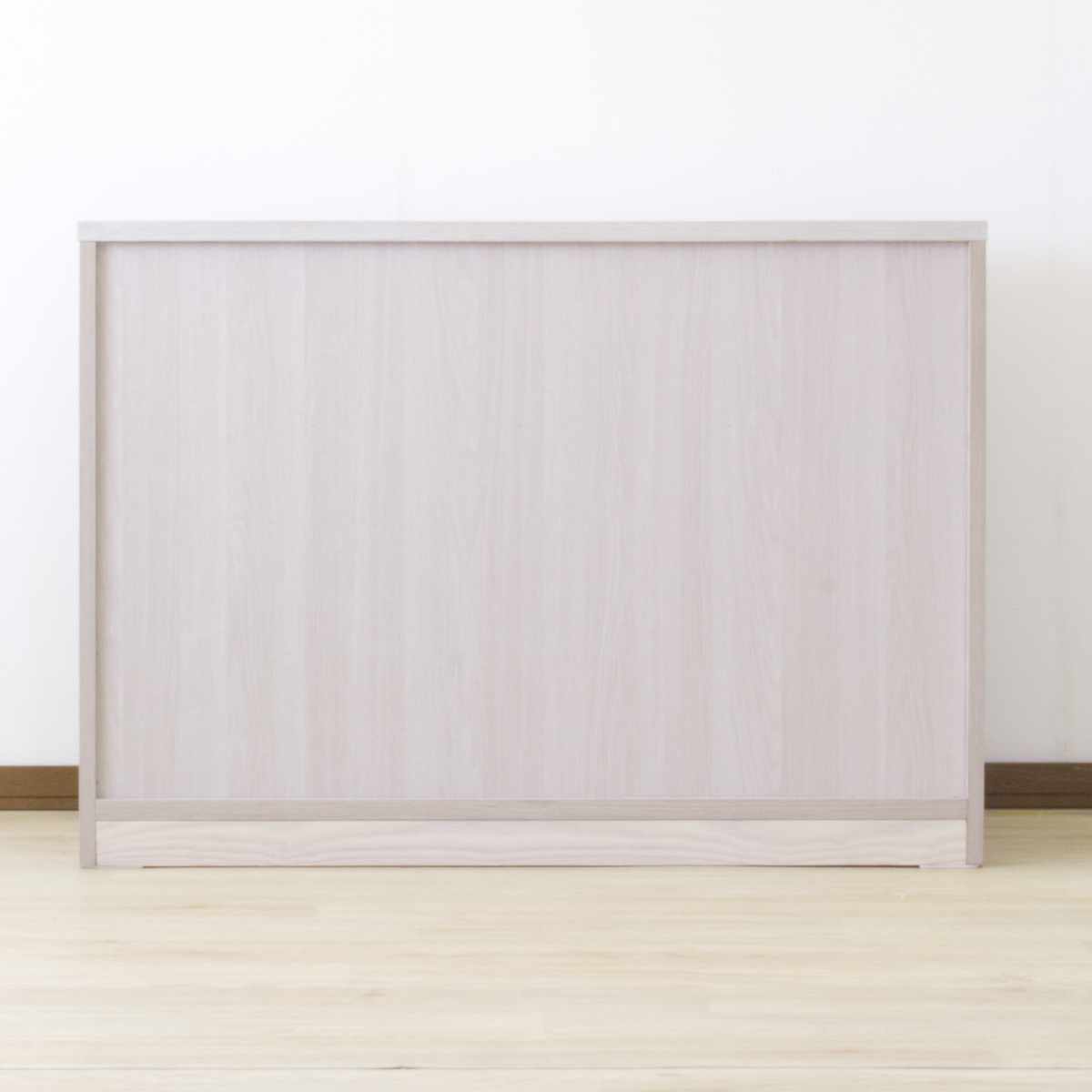 チェスト 幅110cm 3段4杯 パステルカラー 天然木 完成品 ( デザインチェスト 棚 ラック 収納 引き出し 組み換え リビングボード ローチェスト 3段 フルスライドレール 木目 背面化粧 )