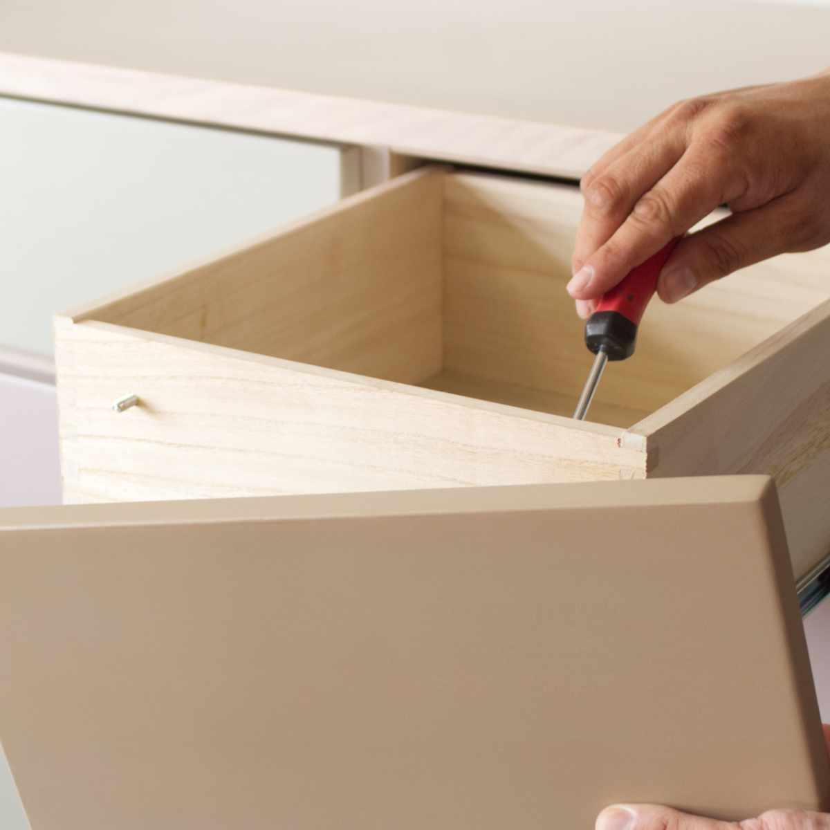 チェスト 幅110cm 3段4杯 パステルカラー 天然木 完成品 ( デザインチェスト 棚 ラック 収納 引き出し 組み換え リビングボード ローチェスト 3段 フルスライドレール 木目 背面化粧 )