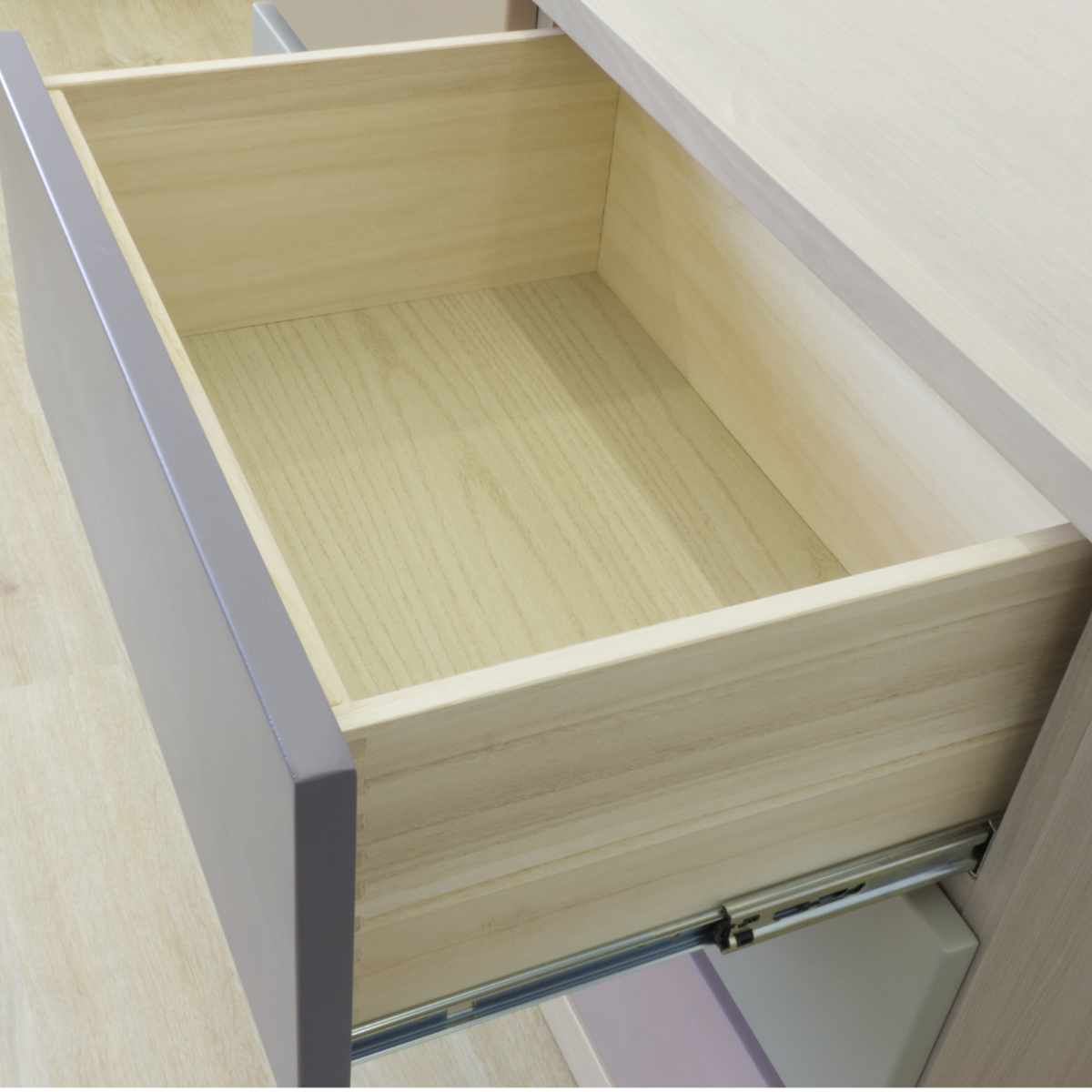 チェスト 幅110cm 3段4杯 パステルカラー 天然木 完成品 ( デザインチェスト 棚 ラック 収納 引き出し 組み換え リビングボード ローチェスト 3段 フルスライドレール 木目 背面化粧 )