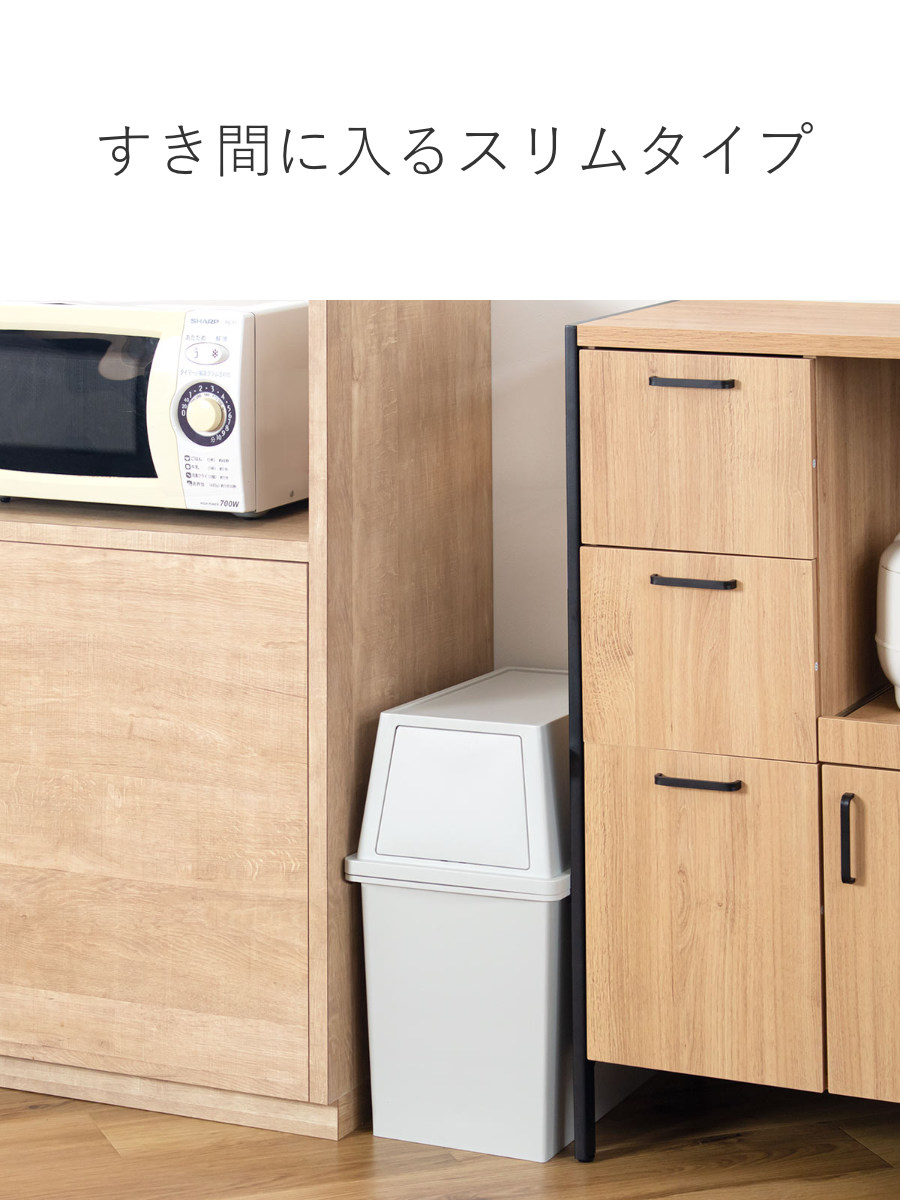 ゴミ箱 30L スリム 積み重ね （ ごみ箱 30リットル 分別 幅28 ふた付き