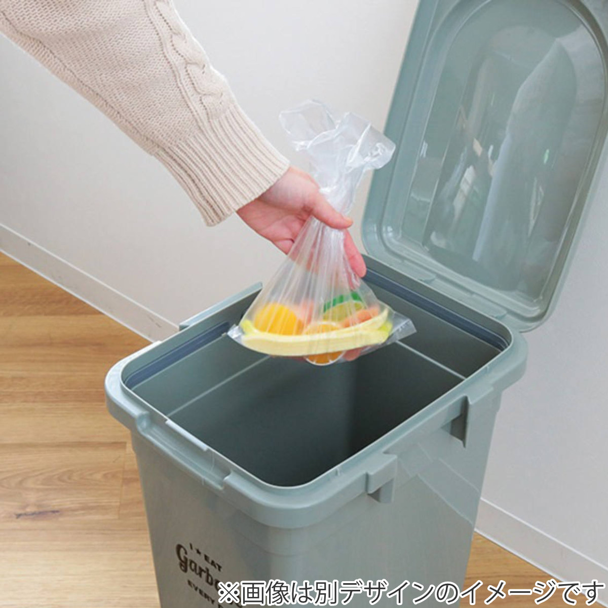 ゴミ箱 32L ジョイントペール ( ごみ箱 32リットル 連結 屋外 ふた付き 分別 無地 シンプル 袋止め付き 大容量 大きい プラスチック ) 【ミルクティーベージュ】 ミルクティーベージュ