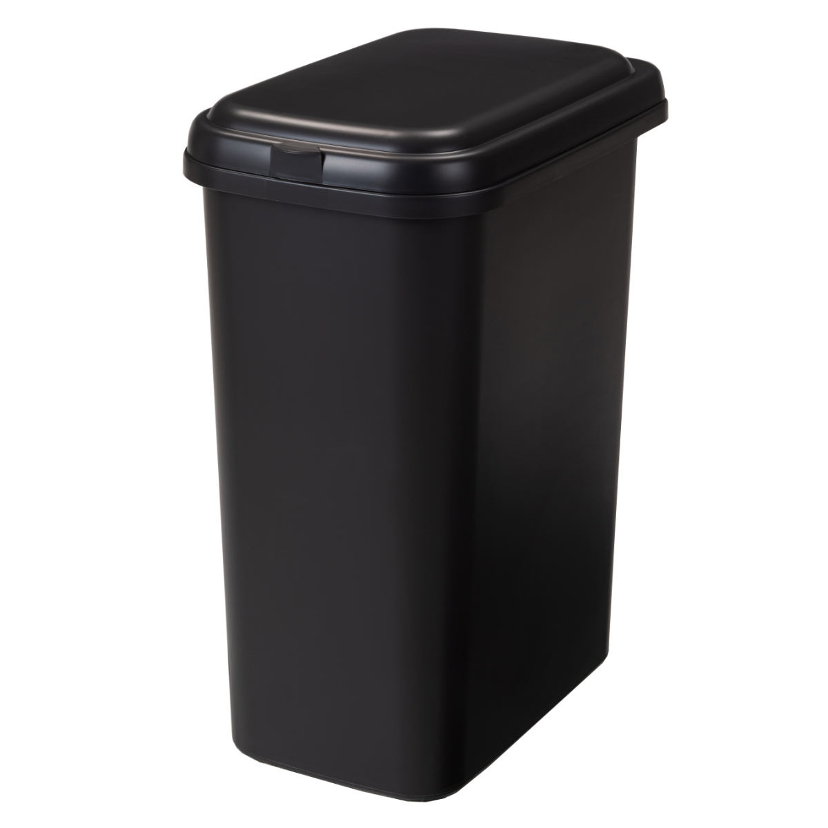 ゴミ箱 30L エコペール 袋止め付き シンプル ( ごみ箱 30リットル ふた付き 幅25cm 高さ49.5cm 縦型 コンパクト スリム 分別 袋が見えにくい ダークグレー ミルクティーベージュ ) 【ダークグレー】 ダークグレー