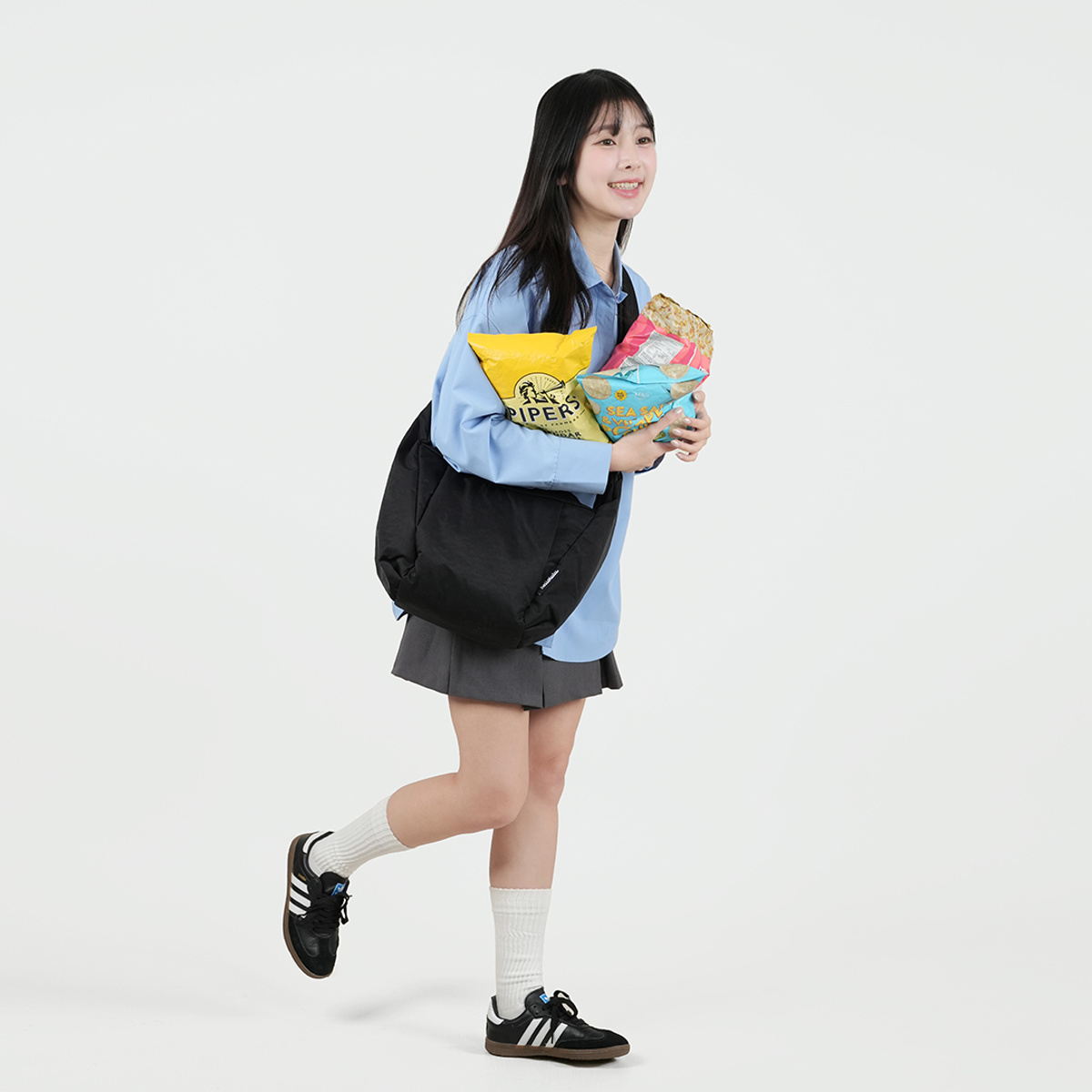 【26年SS新色】 ショルダーバッグ hellolulu マイルズ MILES ( ハロルル バッグ ショルダー クロスボディ レディース メンズ 軽い 撥水 ナイロン クロスバッグ 斜め掛け 肩掛け ファスナー コンパクト おしゃれ ) 【MossBlack】 MossBlack