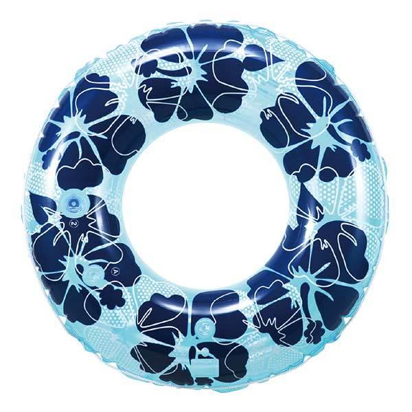 ROCO 浮き輪　100cm 浮き輪 100cm フローラ 空気栓大付き ハイビスカス （ 浮輪 うきわ