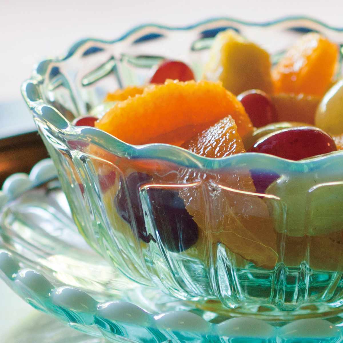 廣田硝子 小鉢 丸小鉢 雪の花 ( ガラス 日本製 ブルー 古代色 鉢 デザート デザート食器 うつわ 器 おしゃれ かわいい そうめん鉢 フルーツ スイーツ 夏 あんみつ ところてん かき氷 花 ) 【ブルー】 ブルー