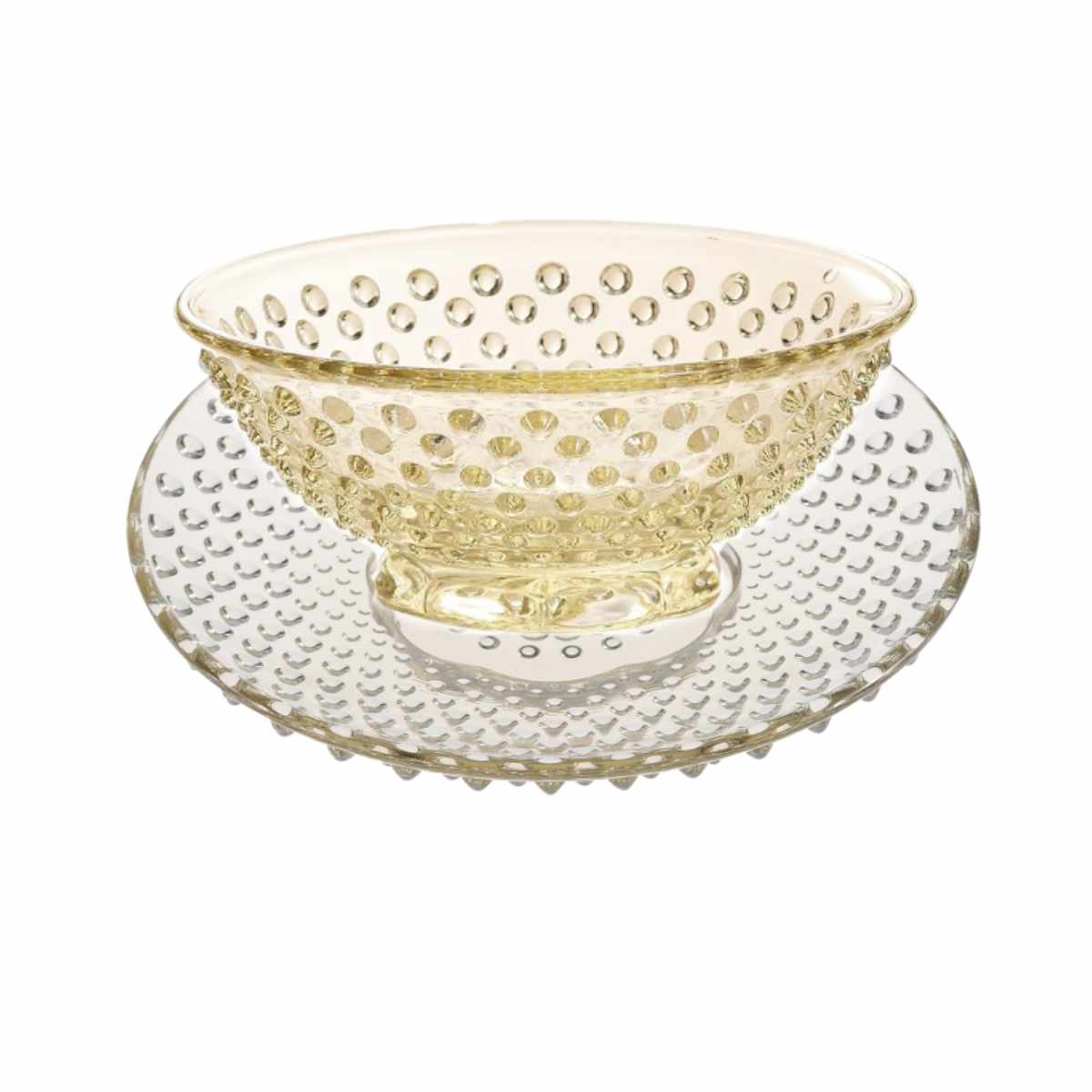 廣田硝子 小皿 小鉢 あられ小皿 あられ小鉢 ( 皿 お皿 ガラス 日本製 鉢 豆皿 中皿 取り皿 菓子皿 ボウル 中鉢 おしゃれ シリアルボウル サラダボウル ガラスプレート プレート おもてなし 来客用 ) 【古代色】 古代色