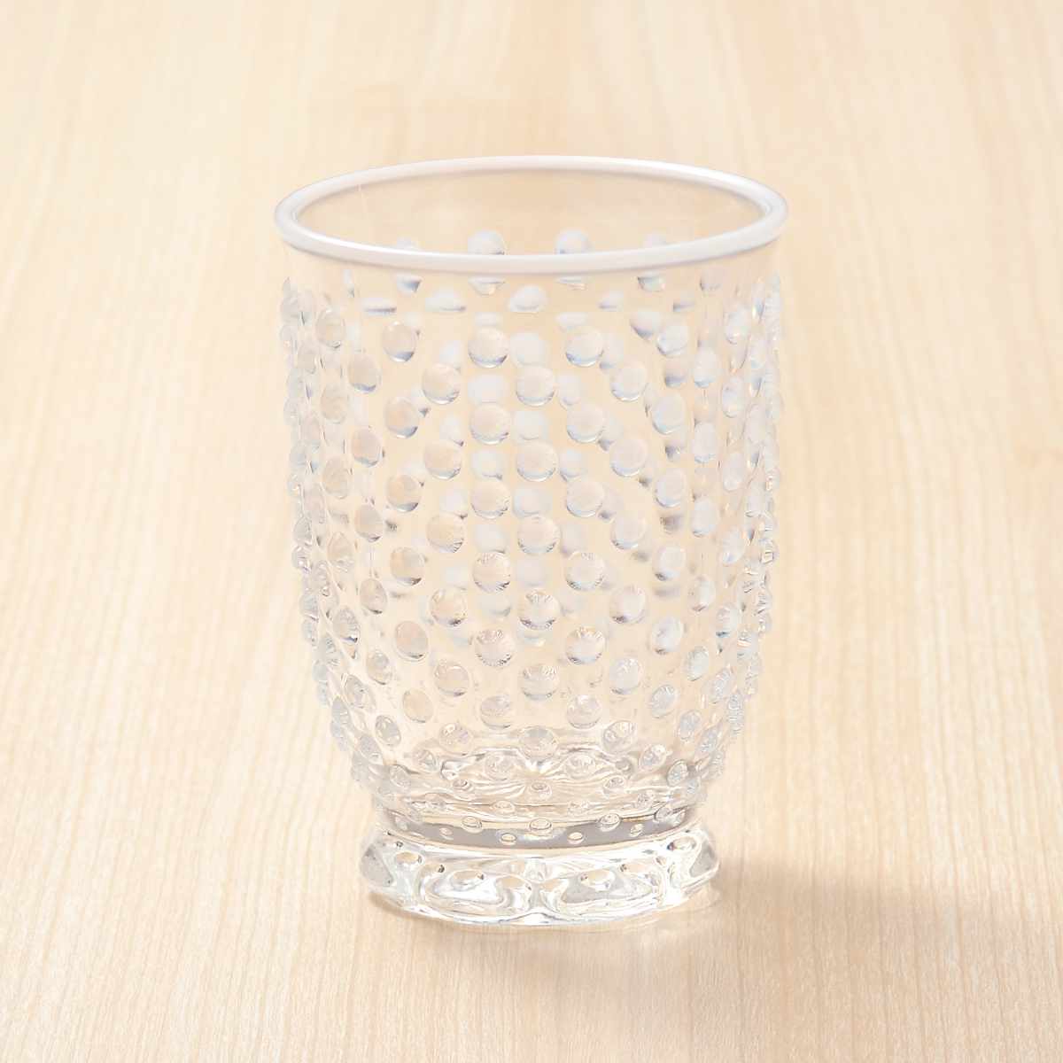 廣田硝子 タンブラー 300ml あられタンブラー ( ガラス 日本製 クリア グラス コップ カップ ガラスコップ おしゃれ かわいい お茶 ジュース お酒 梅酒 アルコール 冷菓子 アイス ) 【白色】 白色