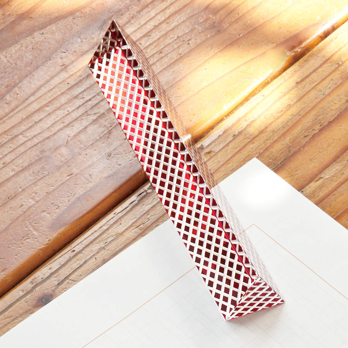 廣田硝子 文鎮 ペーパーウェイト 漆硝子文鎮 矢来柄 七宝柄 あられ ガラス ( ぶんちん 押さえ 紙 ペーパー 重し おしゃれ 文具 置き物 オブジェ 日本製 文房具 重石 卓上 デスク 机上 置物 プレゼント ギフト インテリア 雑貨 ) 【矢来柄】 矢来柄