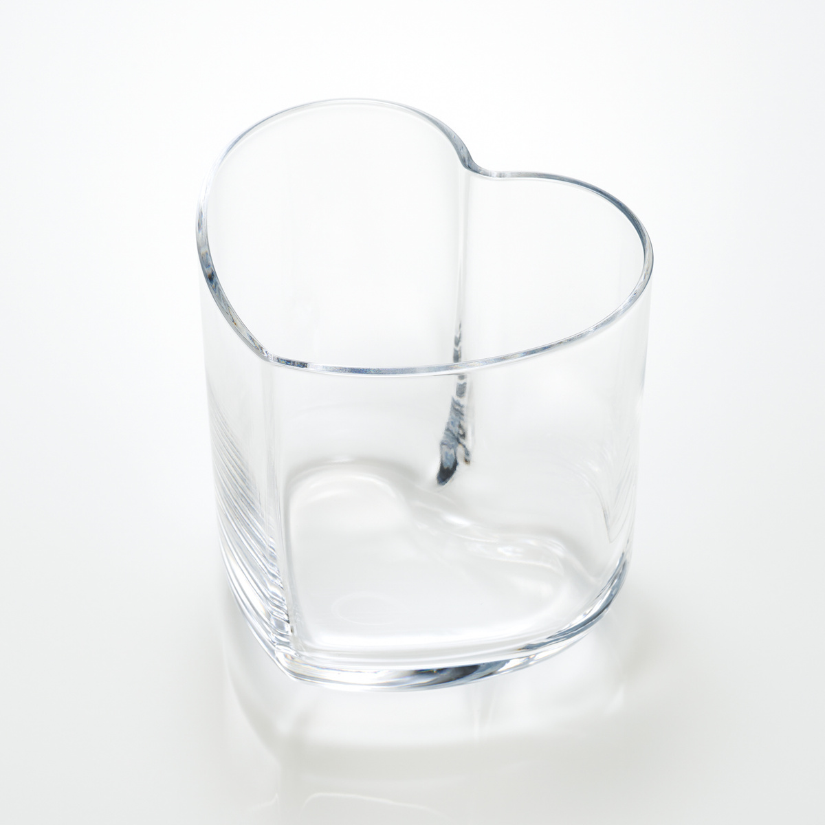 廣田硝子 ハート型 ペアーグラス&サンデー クリア ( ガラス 日本製 コップ カップ デザート 食器 デザート食器 おしゃれ かわいい レトロ 昭和 モダン珈琲 想グラス )