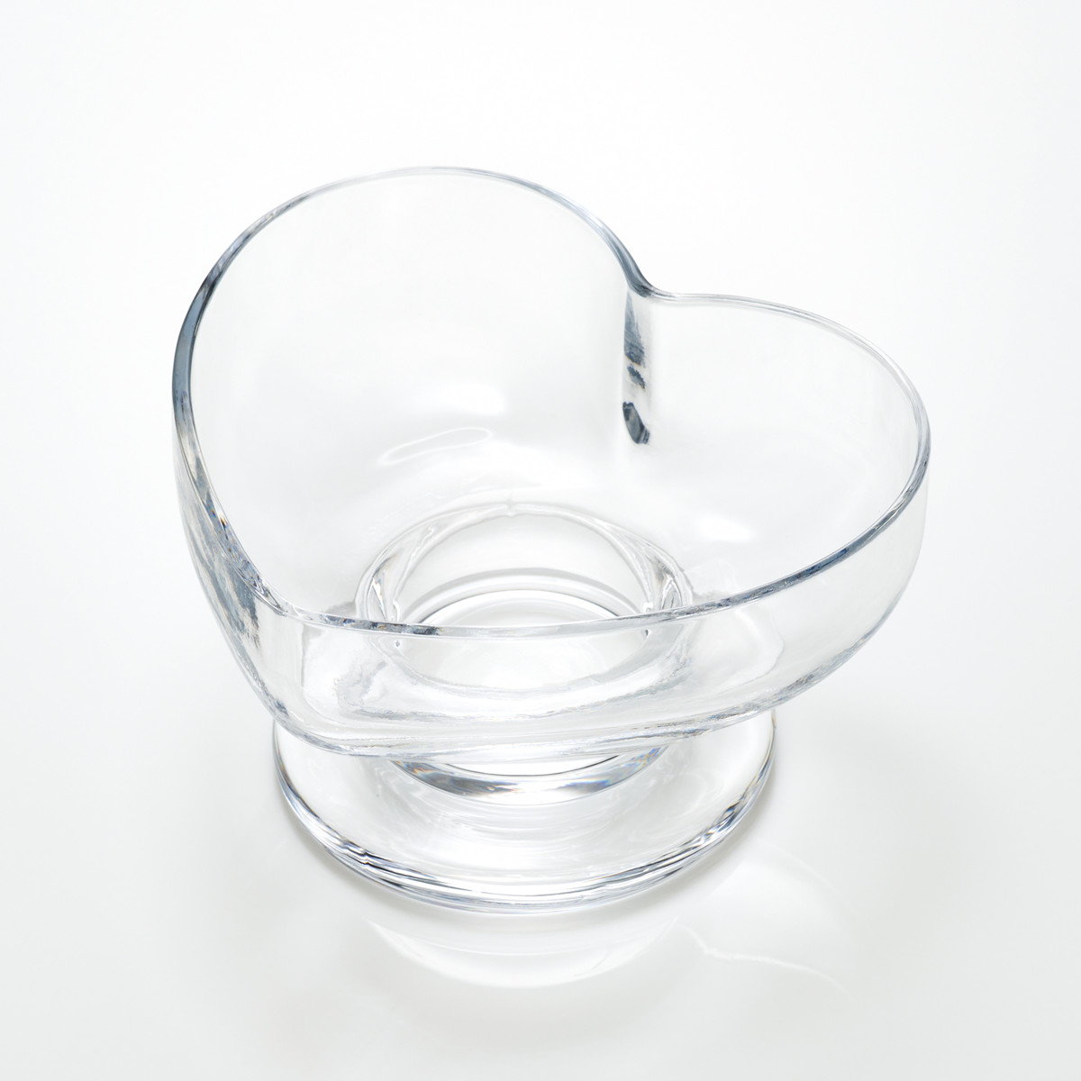 廣田硝子 ハート型 ペアーグラス&サンデー クリア ( ガラス 日本製 コップ カップ デザート 食器 デザート食器 おしゃれ かわいい レトロ 昭和 モダン珈琲 想グラス )